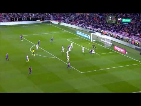 Golazo de Luis Suarez de tacón en el FC Barcelona 5 Mallorca 2 | Audio: Carlos Martinez | 2019