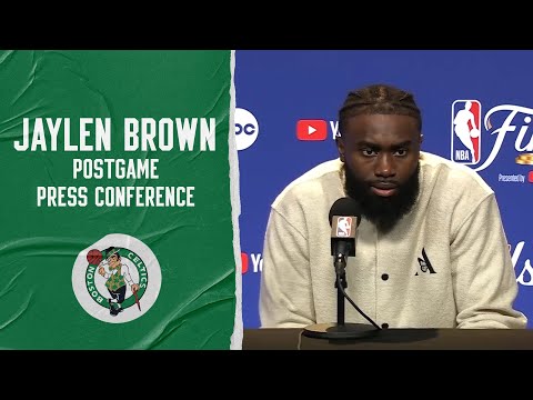 Jaylen Brown Postgame Media Availability ' NBA Finals Game 2 ' Boston Celtics at Warriors