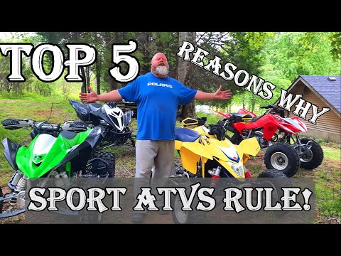 Top 5 Reasons Why Sportquads are better than 4x4 ATVs! #savesportquads Raptor700 | LTR450 | KFX450