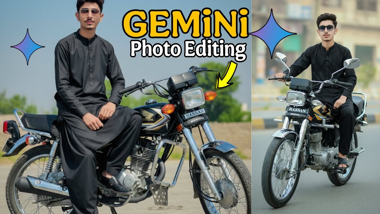 How to Create Honda 125 Image in Gemini AI | Realistic Bike Editing 2025 🔥