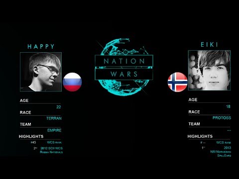 TvP - Happy vs Eiki- RU vs NO - g3 - Starcraft HD