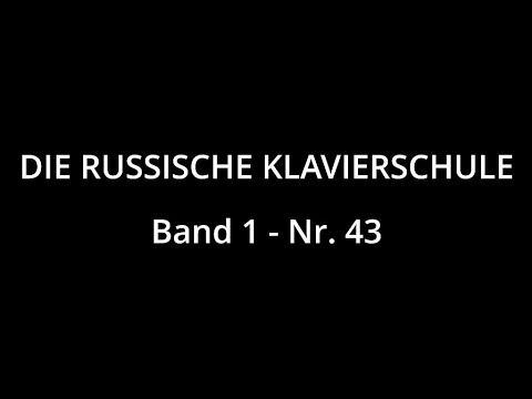 Die Russische Klavierschule, Band 1, Nr. 43 Meine Kuh