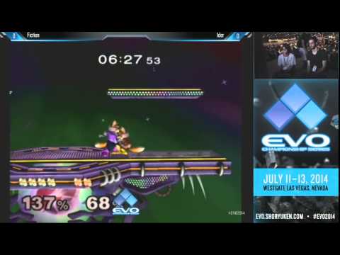 EVO2014 SSBM POOLS F86 W3 - Fiction (B-FOX) vs Ider (R-FOX)
