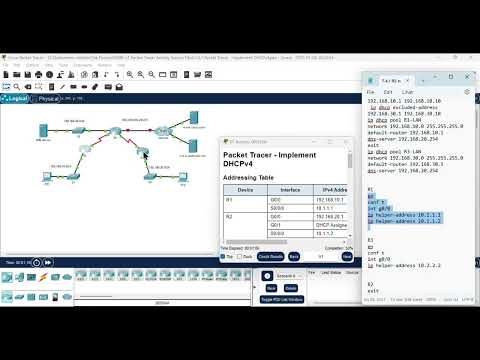 7.4.1 Packet Tracer - Implement DHCPv4