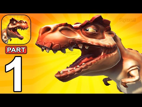Dino.io 3D - Gameplay Walkthrough Part 1 Tutorial Dino War Army Commander Merge Game (iOS, Android) - YouTube