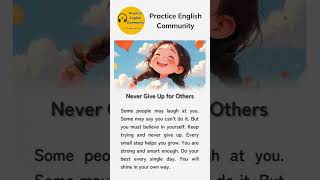 English Listening Practice – A Never Give Up For Others | Short English Story with Subtitles
