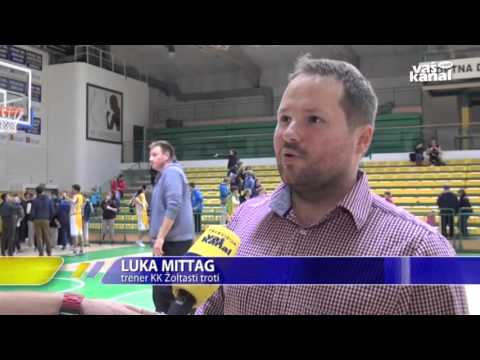 Žoltasti troti prvič med profesionalci