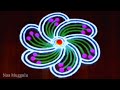 Creative Rangoli Design Easy Muggulu 5 3 Dots Easyrangoli Muggulu Creativity Naa Muggulu
