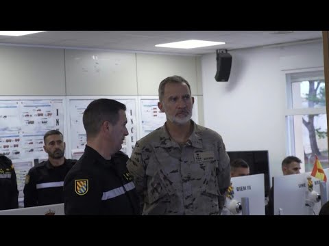 Spain: King Felipe VI visits soldiers mobilised in the Valencia region after deadly floods | AFP