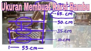 Download lagu Ukuran Kursi Bambu Detail dgn Penjelasanya mp3
