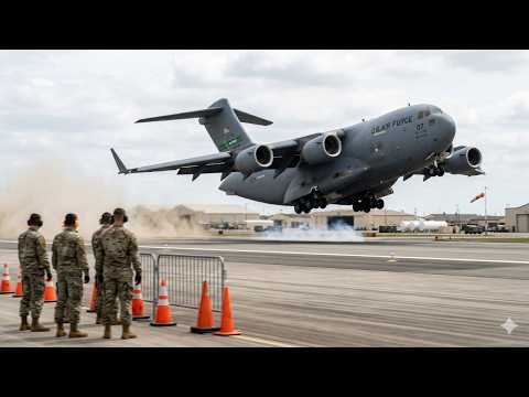 U.S. Air Force C-17 Rapid Launch Drill: Flightline Chaos to Clean Liftoff
