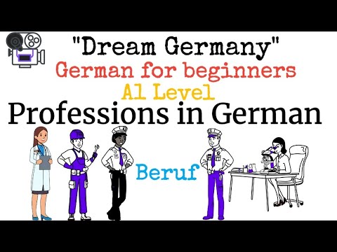 A1 level German | Lesson 29 | Professions in German | Occupations in German | Learn German free