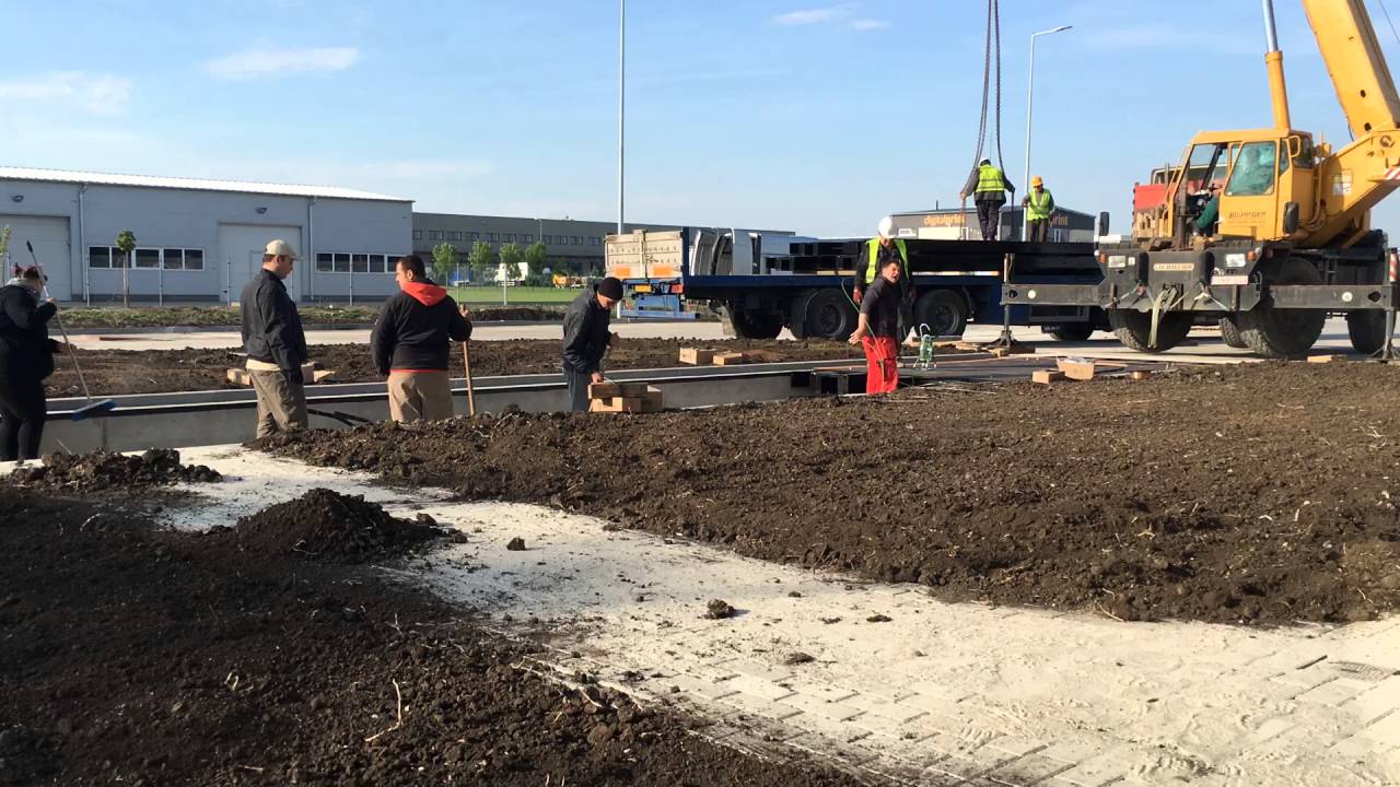 Hídmérleg telepítés - CBA országos zöldség- és gyümölcsfelvásárló központ - Szeged