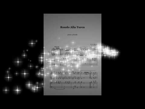 Mozart - Rondo alla turca - 1 piano 4 hands