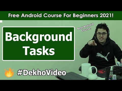 Performing Tasks in Background in Android | Android Tutorials in Hindi 16