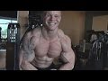 Bodybuilder Eric Barrenger Trains Chest And Arms 3 Weeks Out From Grand Rapids