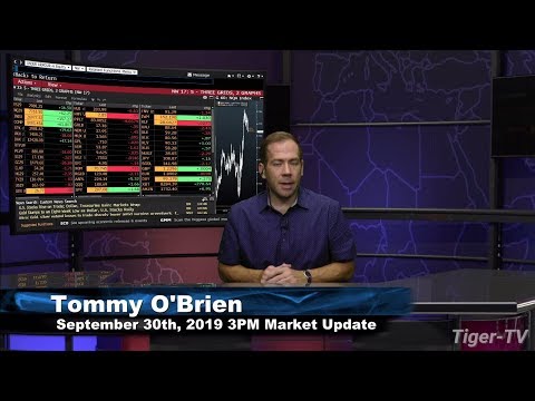 September 30th 2019, 3PM ET Market Update on TFNN