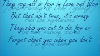 Love and War -Brad Paisley~country song with lyrics
