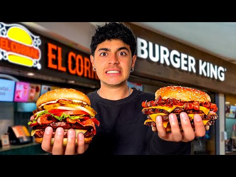 El Corral VS Burger King Which is the best burger?