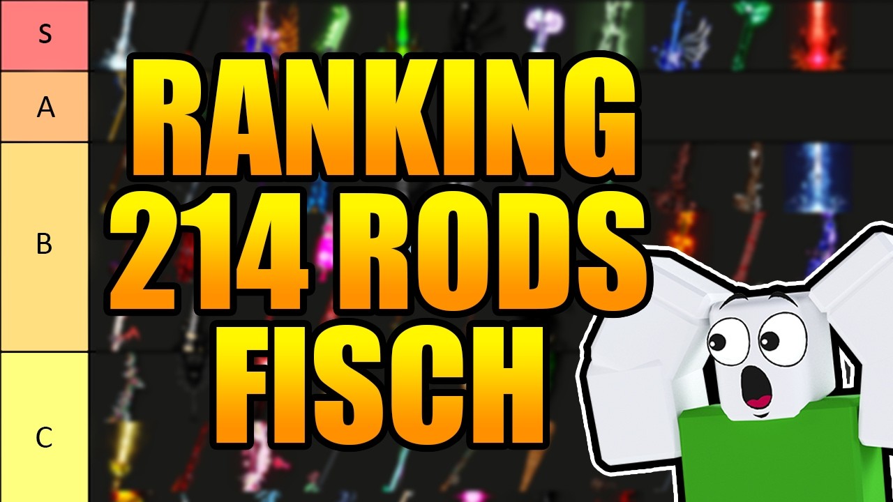 I RANKED ALL 214 FISHING RODS IN FISCH!🤯(TIER LIST)