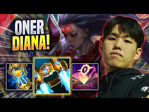 ONER LITERALLY GOD MODE WITH DIANA! - T1 Oner Plays Diana JUNGLE vs Wukong! | Season 2023