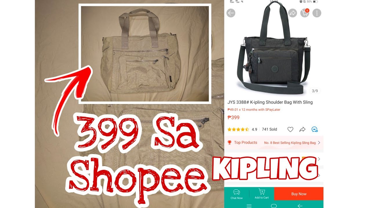 Kipling Shopee - Short Review
