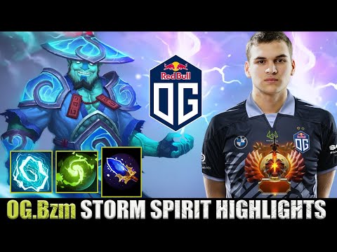 OG.bzm Storm Spirit Lightning Boss - Dota 2 Pro Highlights [Watch & Learn]