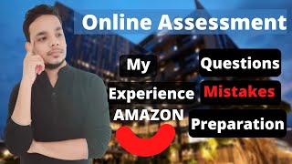 Amazon Online Assessment Experience SDE 1| How to Crack Amazon OA | Amazon Coding Questions