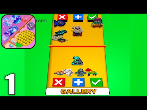 Fidget Trading ! Pop it fidget toy 3d ASMR - Gameplay Walkthrough Part 1 All Levels (Android & iOS) - YouTube