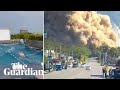 Moment Huge Earthquake Strikes Captured On Cameras Across Taiwan