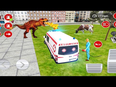 Emergency American Real Ambulance Rescue Driving Game – City Police Ambulance Van Simulator Gameplay