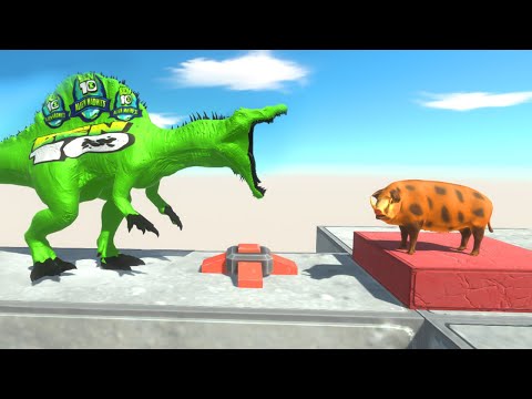 Colors Animals Race Over Obstacles Boomb - Animal Revolt Battle Simulator