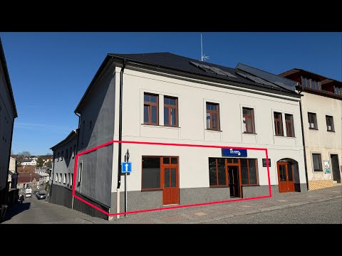 Video Pronájem reprezentativních prostor 89 m2, Česká Třebová - Staré náměstí 20