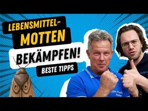 Lebensmittel-Motten bekämpfen & loswerden - 🆘 Die besten Tipps in 3 Minuten!