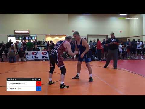 2018 Marine Corps US Open/Masters E Greco Roman 78 RR Rnd 3 - Tim Holmstrom (Tact) Vs. Kevin Hejna