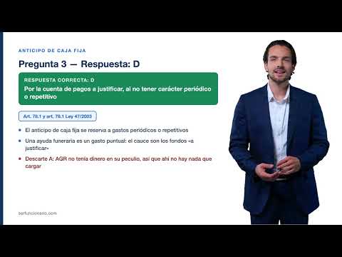 Supuesto práctico resuelto: anticipo de caja fija, tres facturas (OEP 2025)