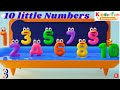 Fun Counting Song Ten Little Numbers Jumping On The Bed 1 10 Baby Song