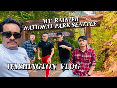 Mt Rainier National Park Seattle  / Things to do // Exploring Mt rainier snow hiking ///EPISODE 2