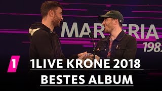 "1982" von Marteria und Casper ist das "Beste Album" | 1LIVE Krone 2018