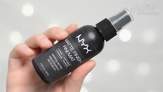 NYX Matte Setting Spray 12hr Wear Test & Review | CORRIE V