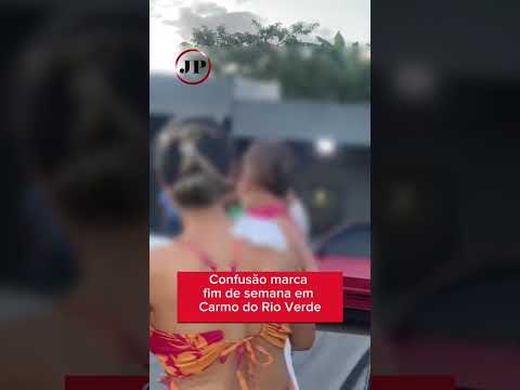 Confusão marca fim de semana em Carmo do Rio Verde