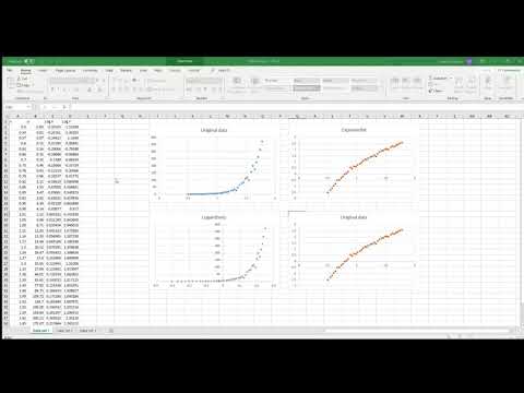 How to develop a non-linear model in Excel