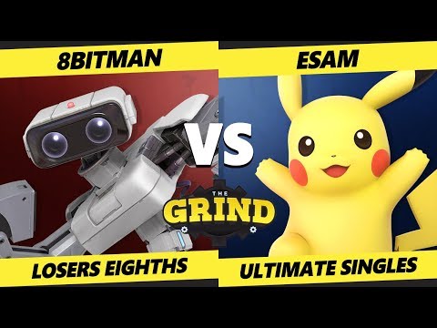 Smash Ultimate Tournament - 8BitMan (ROB) Vs. ESAM (Pikachu) The Grind 92 SSBU Losers Top 8