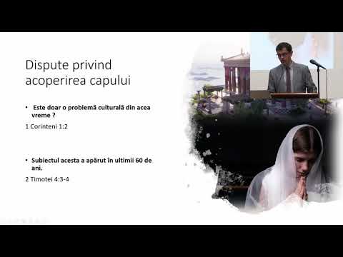 1 Corinteni 11 - Acoperirea capului. Cina Domnului