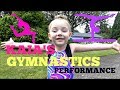 KAIA's GYMNASTICS PERFORMANCE! The TOYTASTIC Sisters. Fantastic Gymnastics!