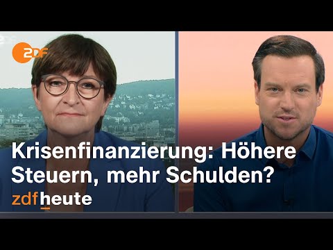 Esken stellt Rückkehr zur Schuldenbremse infrage | ZDF Morgenmagazin