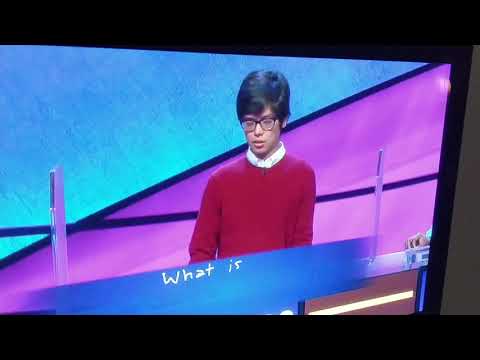 Crying after getting the wrong answer on Jeopardy!