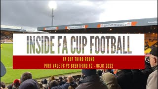 Matchday: Port Vale FC vs Brentford FC 8th Jan.2022 イングランドFAカップ  ジャイアントキリングなるか？