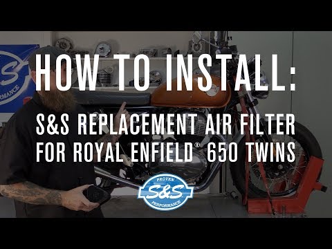 How to Install: S&S Replacement Air Filter for Royal Enfield® 650 Twins