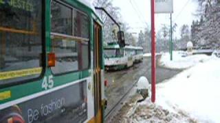 preview picture of video 'Tramvaje v Liberci (Trams in Liberec) Lidové Sady 1'